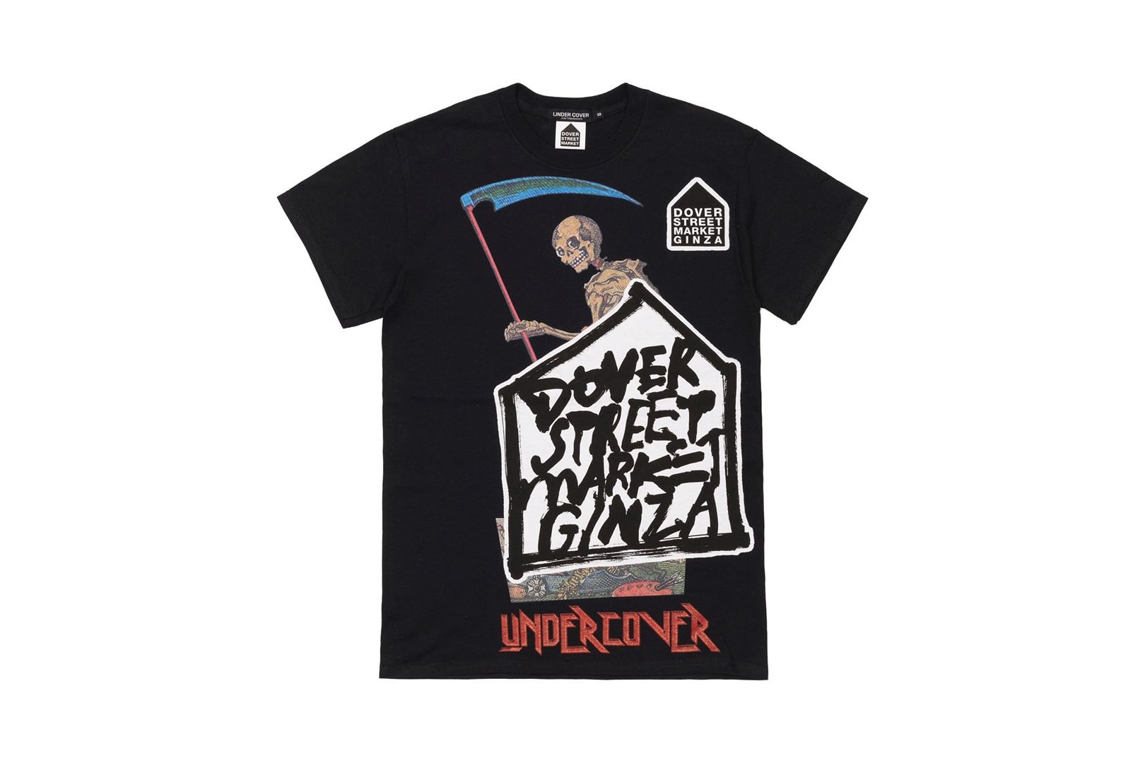 UNDERCOVER Dover Street Market Ginza 5th Anniversary Chaos and Balance Reaper T-Shirt Front