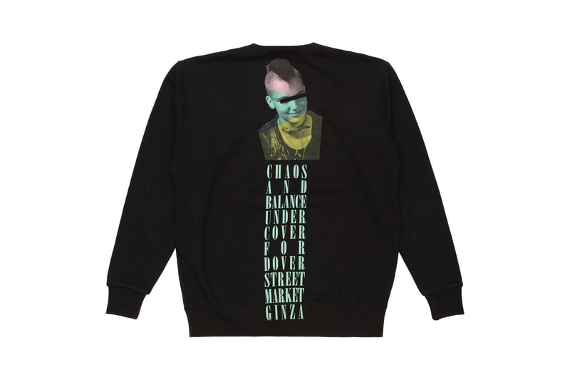 UNDERCOVER Dover Street Market Ginza 5th Anniversary Chaos and Balance Rocker Crewneck Back