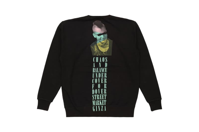 UNDERCOVER Dover Street Market Ginza 5th Anniversary Chaos and Balance Rocker Crewneck Back