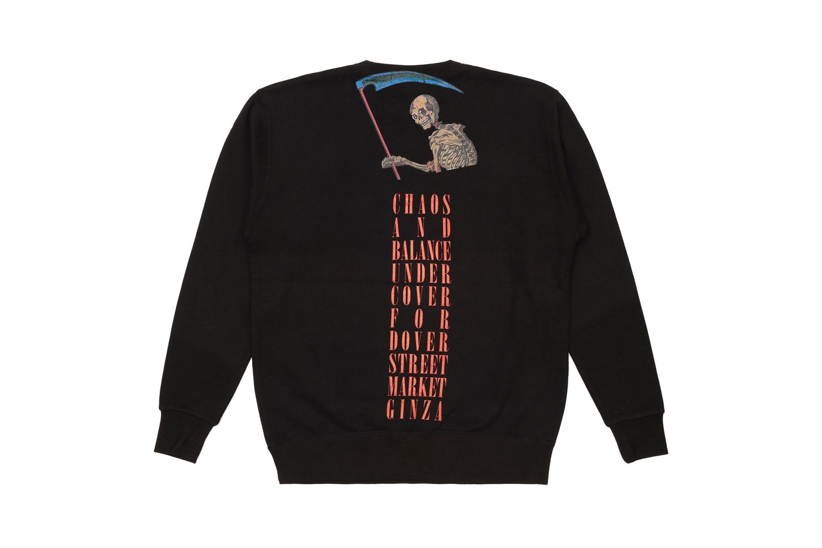 UNDERCOVER Dover Street Market Ginza 5th Anniversary Chaos and Balance Reaper Crewneck Back