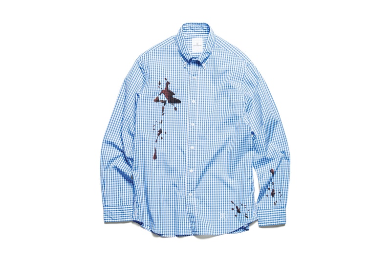 uniform experiment Coffee Drip Gingham Check Shirt