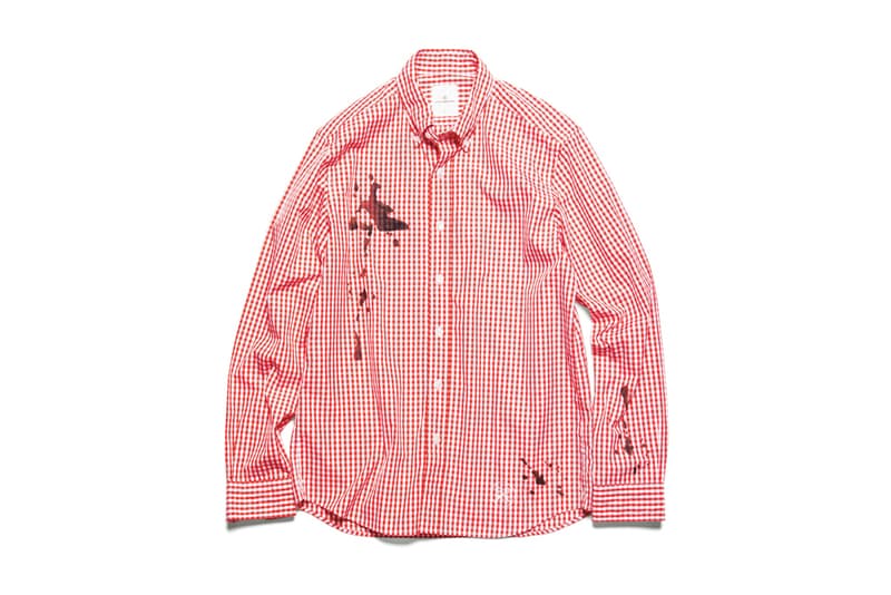 uniform experiment Coffee Drip Gingham Check Shirt