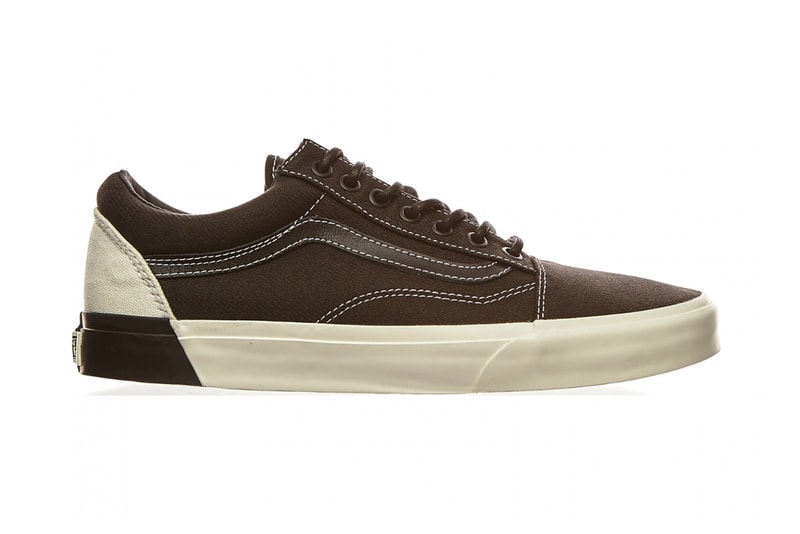 Vans Old Skool Color Block Brown And White