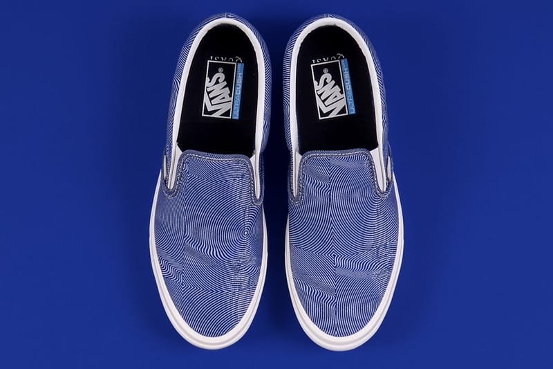 royal blue slip on vans