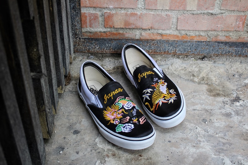 Rollicking Vans Japan Slip-On Yokosuka Satin Collaboration