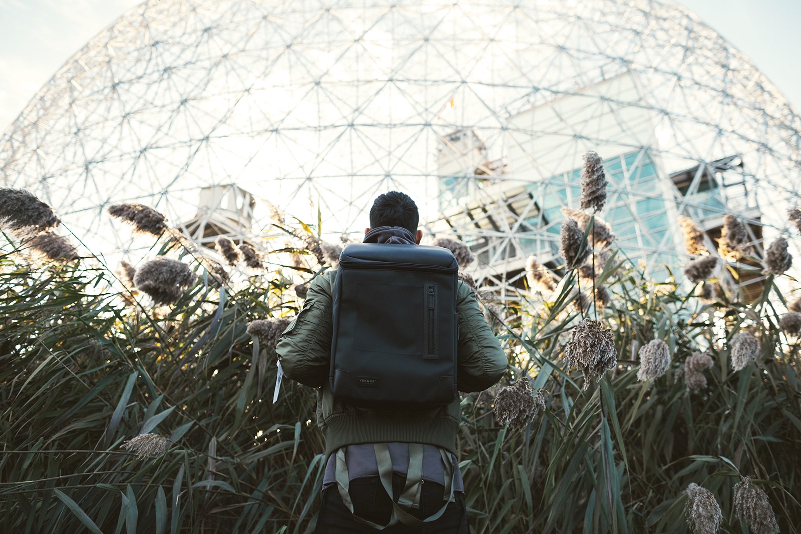 venque carbon collection bag amsterdam backpack