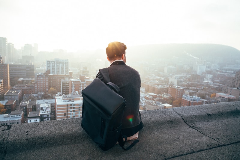 venque carbon collection bag amsterdam backpack