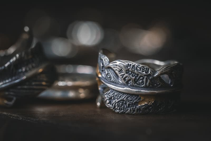 vinavast Japanese Sterling Silver Accessories LoneOnes Bill Wall Leather Eagle Robot KEEPkoichi