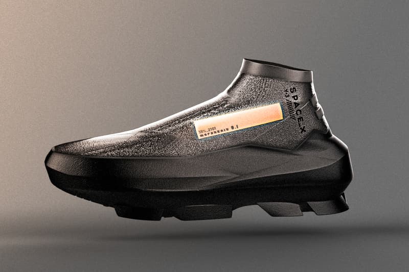 Y-3 SpaceX Concept Flyknit Sneaker Black yohji yamamoto adidas Elon Musk Mars Red Planet Clement FERNANDES