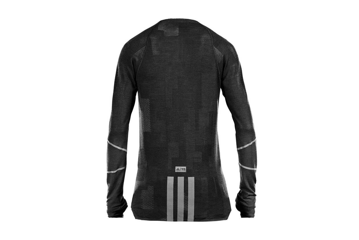 Y-3 SPORT 2017 Spring Summer Collection Approach Merino Rain Zip Jacket Tee Black 3M