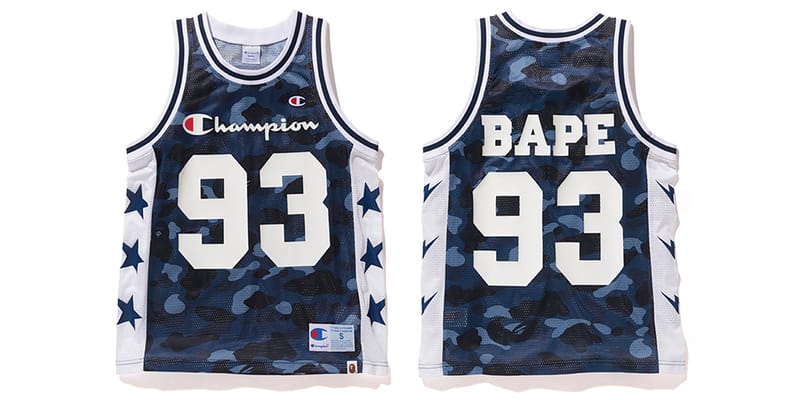 champion x bape shirt