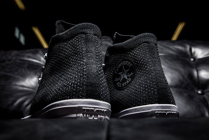 Converse Chuck Taylor All-Star x Nike Flyknit Black Colorway Back