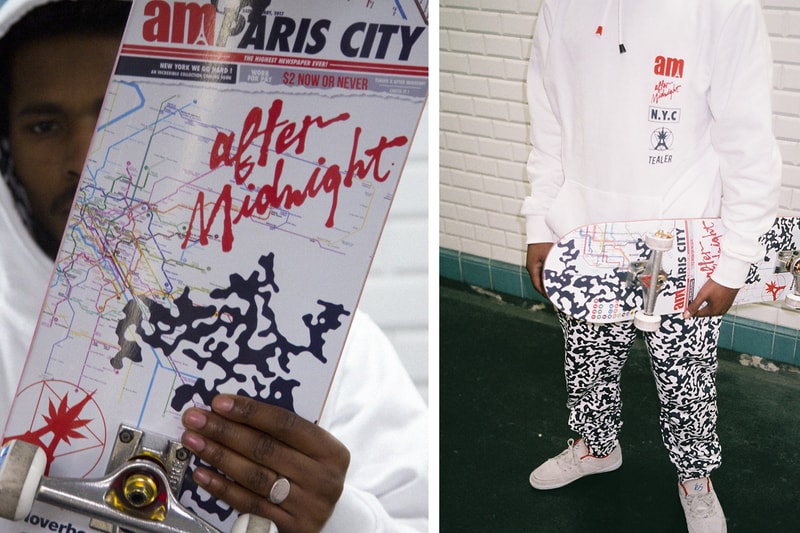 TEALER x Aftermidnight NYC Lookbook Skateboard Track Pants