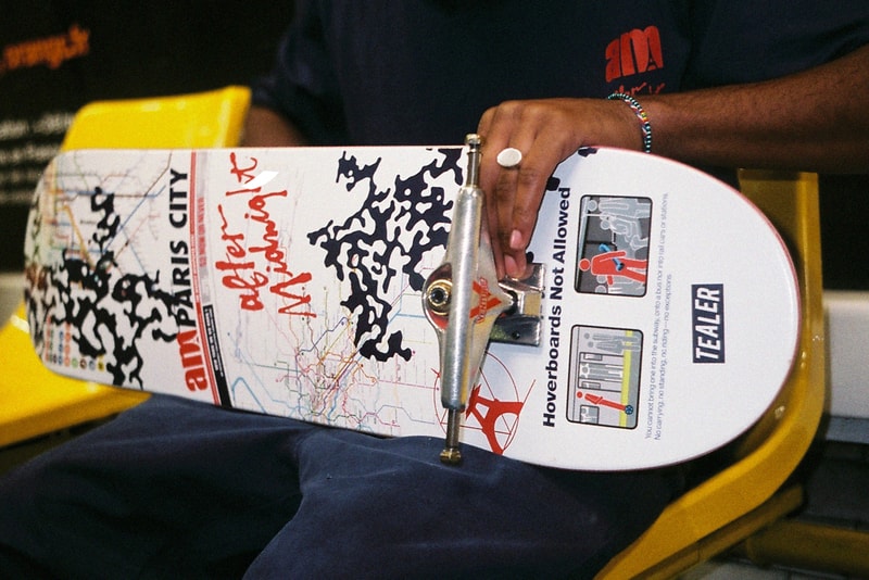 TEALER x Aftermidnight NYC Lookbook Skateboard Deck Pattern