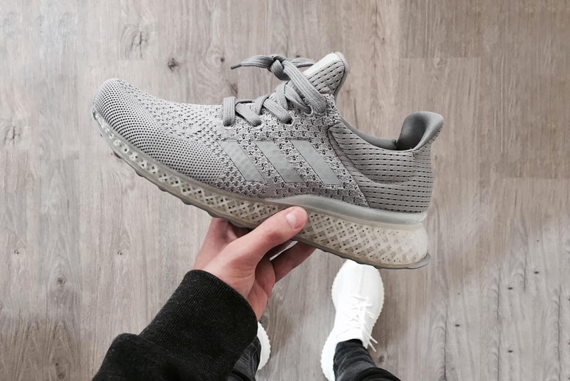 adidas Futurecraft 3D "Grey" Three Stripes 3D Printing Primeknit Upper
