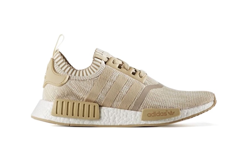 adidas Originals NMD R1 Primeknit Khaki Three Stripes