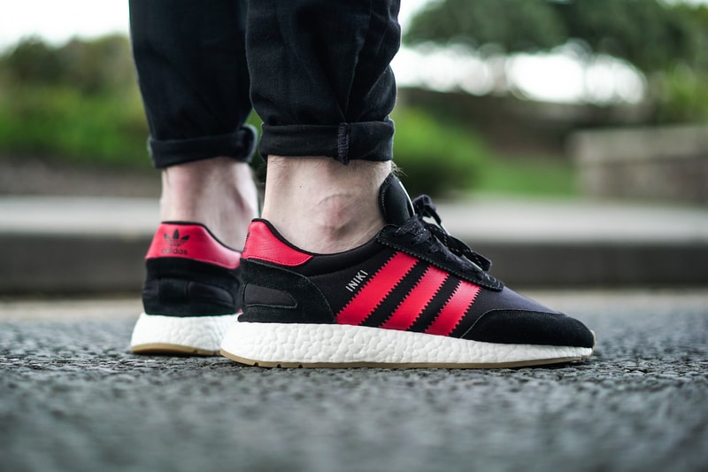 adidas Originals Iniki Runner BOOST London Exclusive Red Black