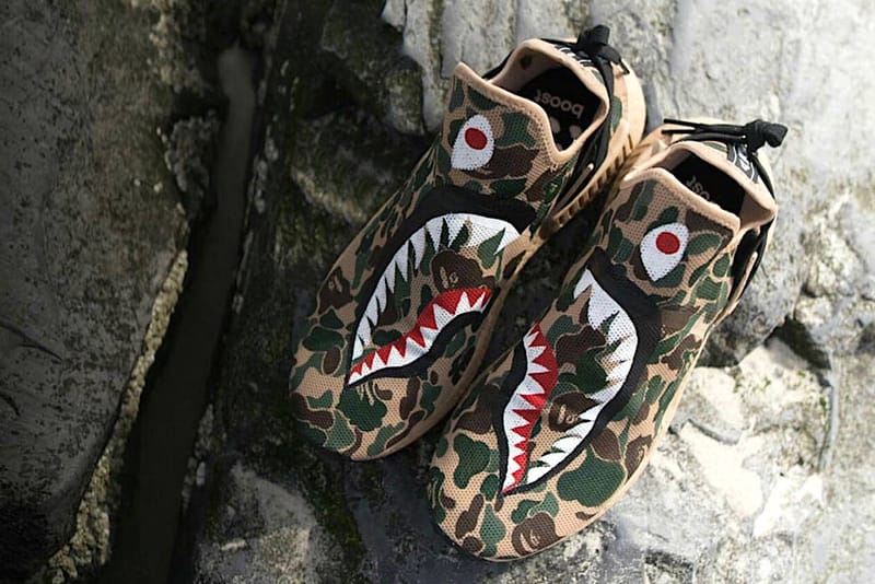 The adidas NMD XR1 Gets a BAPE-Inspired "1ST CAMO SHARK" Custom Treatment