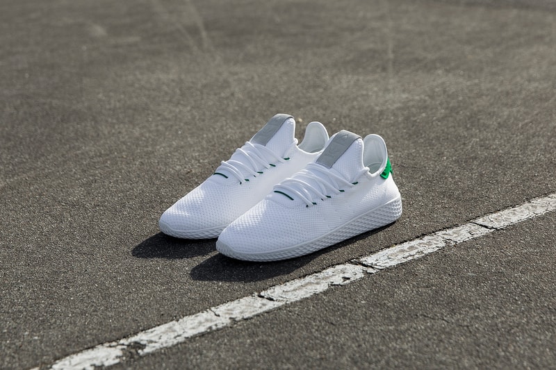 Pharrell Williams adidas tennis hue human race colorway yellow gold