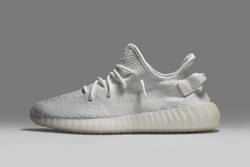 adidas Originals YEEZY BOOST 350 V2 Cream White GOAT All White Sneaker Kanye West