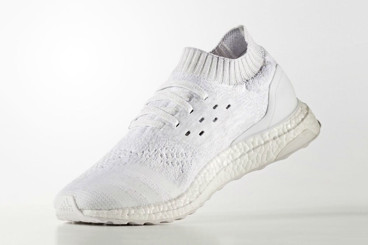 adidas UltraBOOST Uncaged "Triple White 2.0" Release Date Three Stripes BOOST Sole