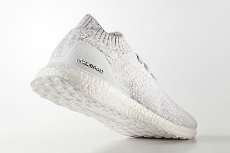 adidas UltraBOOST Uncaged "Triple White 2.0" Release Date Three Stripes BOOST Sole