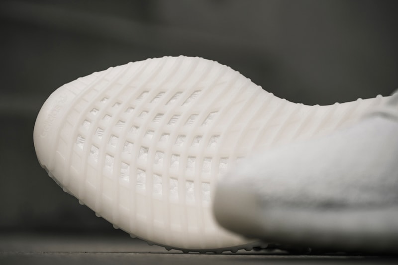 Kanye West adidas Originals YEEZY BOOST 350 V2 Cream White On Feet Closer Look