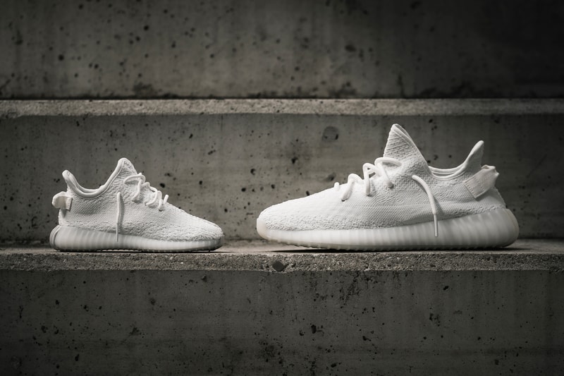 Kanye West adidas Originals YEEZY BOOST 350 V2 Cream White On Feet Closer Look