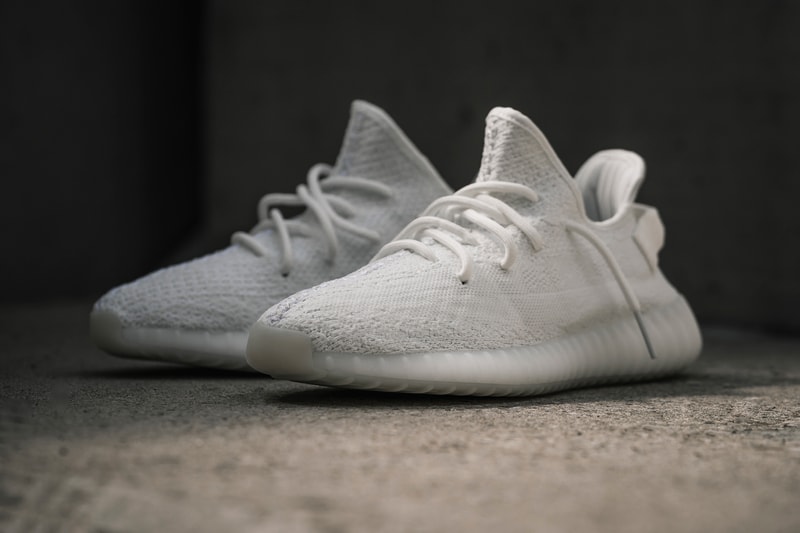 Kanye West adidas Originals YEEZY BOOST 350 V2 Cream White On Feet Closer Look