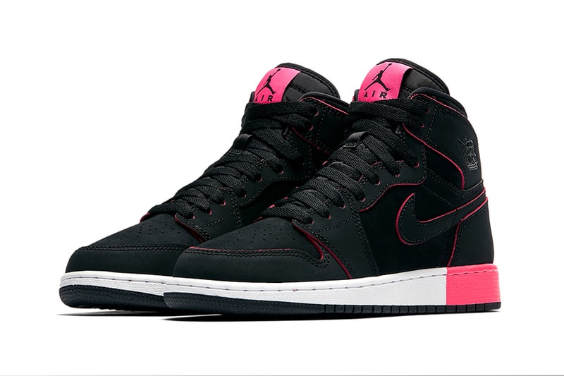Nike Air Jordan 1s Color-Blocked Midsole Black White Black Blue Moon Pure Platinum Polarized Blue Blue Moon