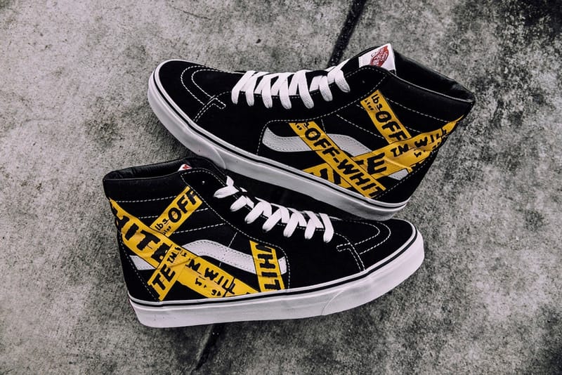 off white vans sneakers