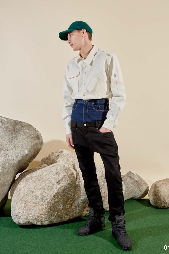 ANDREA CREWS 2017 Fall/Winter Lookbook Shearling Denim Maroussia Rebecq