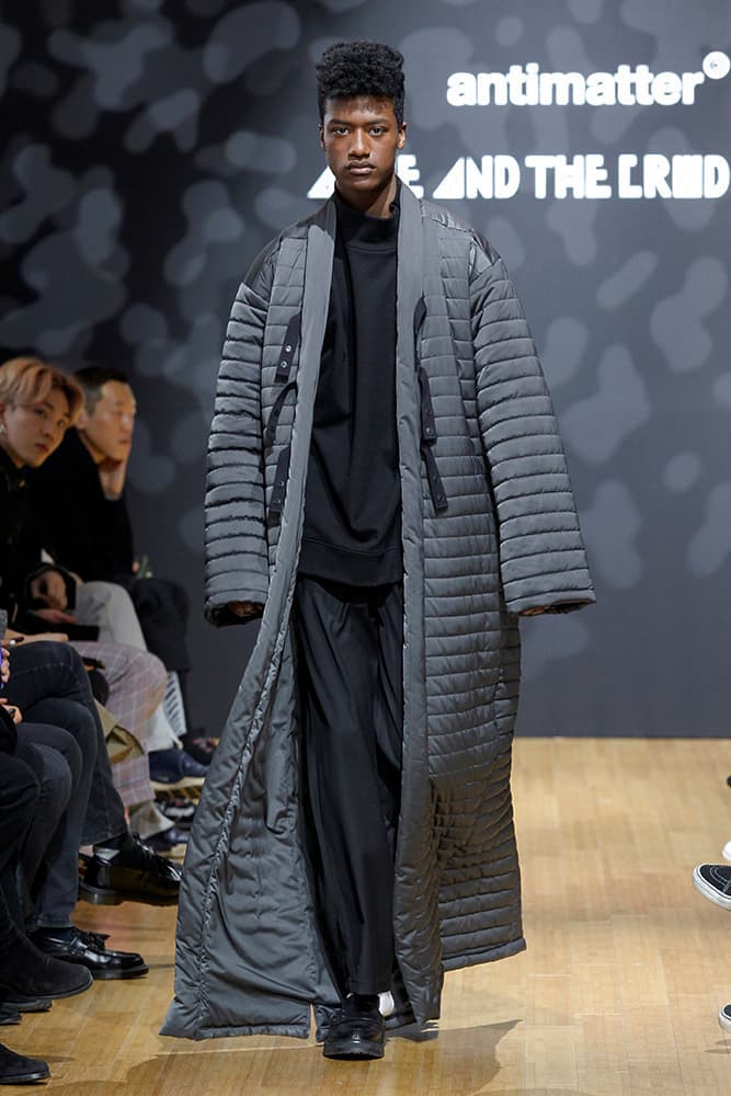 ANTIMATTER 2017 Fall Winter Grey Collection Seoul Fashion Week 2017