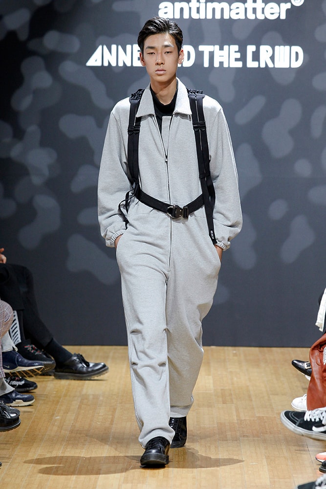 ANTIMATTER 2017 Fall Winter Grey Collection Seoul Fashion Week 2017