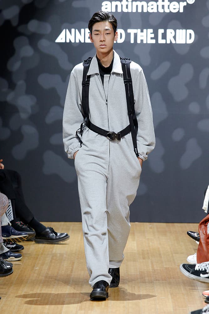 ANTIMATTER 2017 Fall Winter Grey Collection Seoul Fashion Week 2017