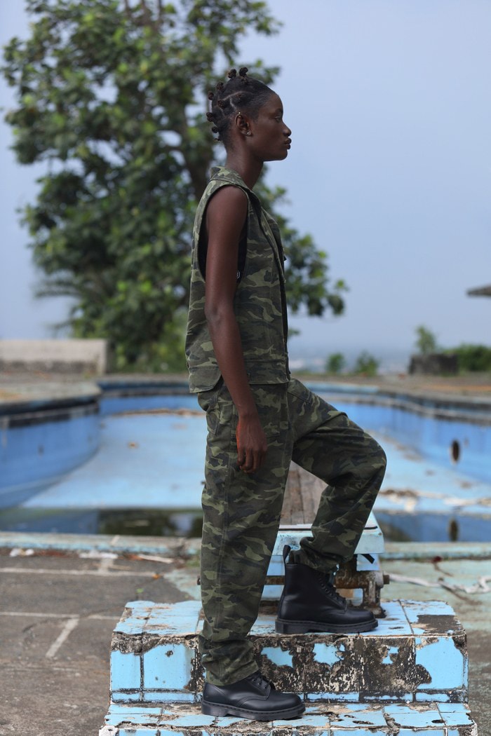 A$AP Ferg Traplord Uniform Africa Kids Military Camo White Black Yellow