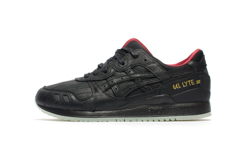 ASICS GEL-Lyte III Nike Air Yeezy Blink Black Red Glow in the Dark