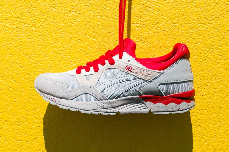 ASICS Drops a Striking Grey & Red GEL-Lyte V