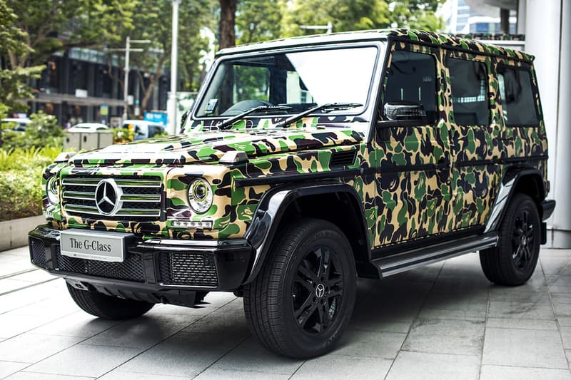 BAPE Exhibition Singapore Streetwear Fashion Mercedes-Benz G-Class Cars Toys