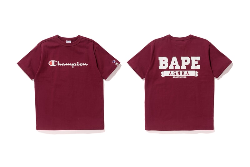 Bape x Champion 2017 Spring Summer Collection