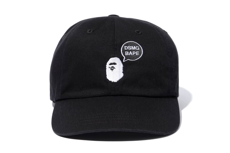 black bape hat