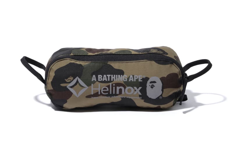 BAPE HELINOX 2017 Camping Collection Camo Tent Tables Bags A Bathing Ape CHACO NALGENE KLEAN KANTEEN LEATHERMAN Micra