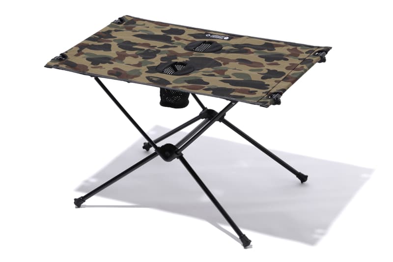 BAPE HELINOX 2017 Camping Collection Camo Tent Tables Bags A Bathing Ape CHACO NALGENE KLEAN KANTEEN LEATHERMAN Micra