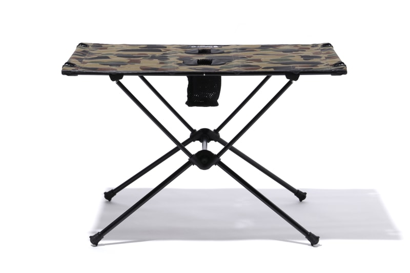 BAPE HELINOX 2017 Camping Collection Camo Tent Tables Bags A Bathing Ape CHACO NALGENE KLEAN KANTEEN LEATHERMAN Micra