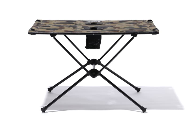 BAPE HELINOX 2017 Camping Collection Camo Tent Tables Bags A Bathing Ape CHACO NALGENE KLEAN KANTEEN LEATHERMAN Micra