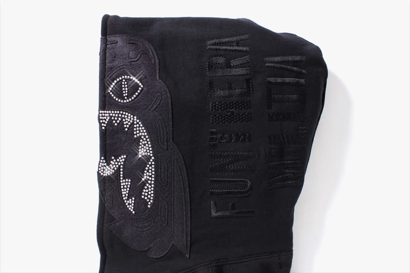 BAPE Offers a Swarovski-Detailed Hoodie in Its Latest Tiger Shark Collection for 2017 Spring/Summer