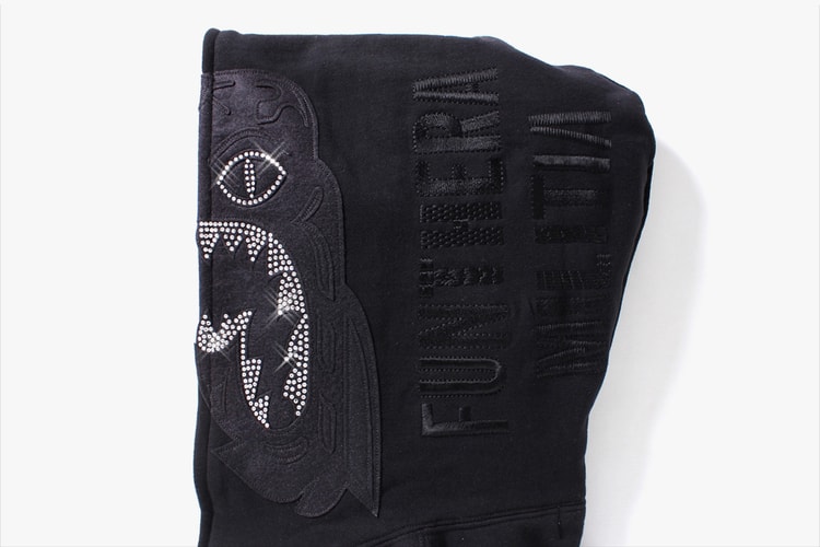 BAPE Offers a Swarovski-Detailed Hoodie in Its Latest Tiger Shark Collection for 2017 Spring/Summer
