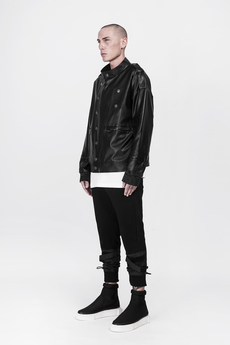 CGNY 2017 Spring Summer Black Leather Jacket