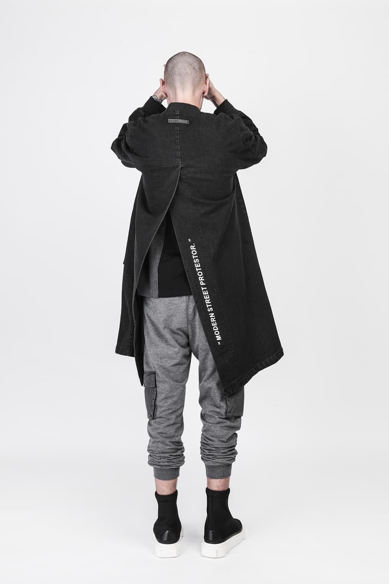 CGNY 2017 Spring Summer Black Long Coat