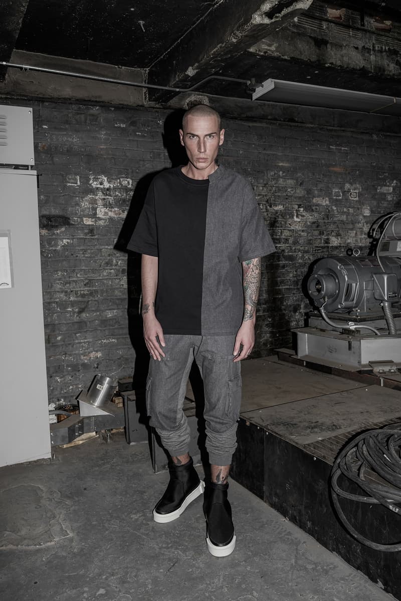 CGNY 2017 Spring Summer Grey Black T Shirt